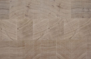 Extra White Color Sample of Hemlock Strip - Kaswell Flooring