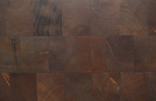 Black Stained Color Sample of Mesquite - Kaswell Flooring