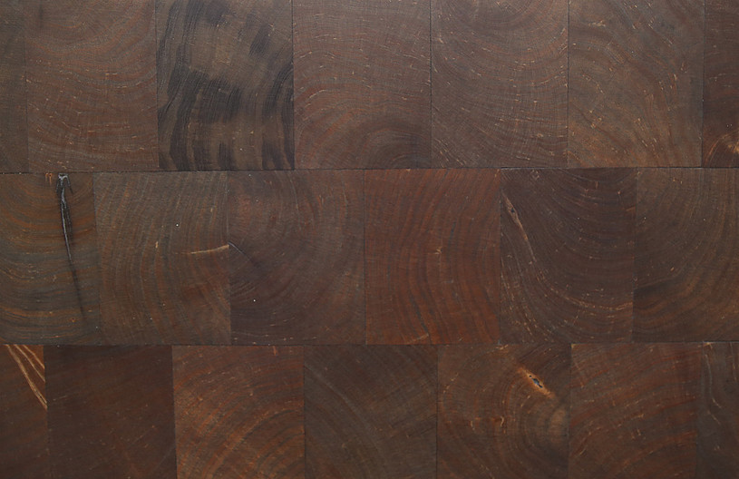 Black Stained Color Sample of Mesquite - Kaswell Flooring