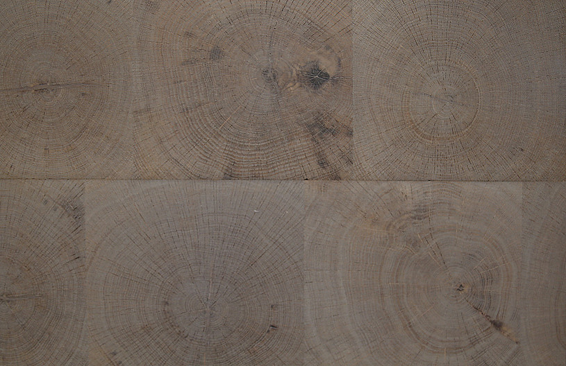 Extra Gray Color Sample of White Oak Engineered End Grain - Kaswell Floring