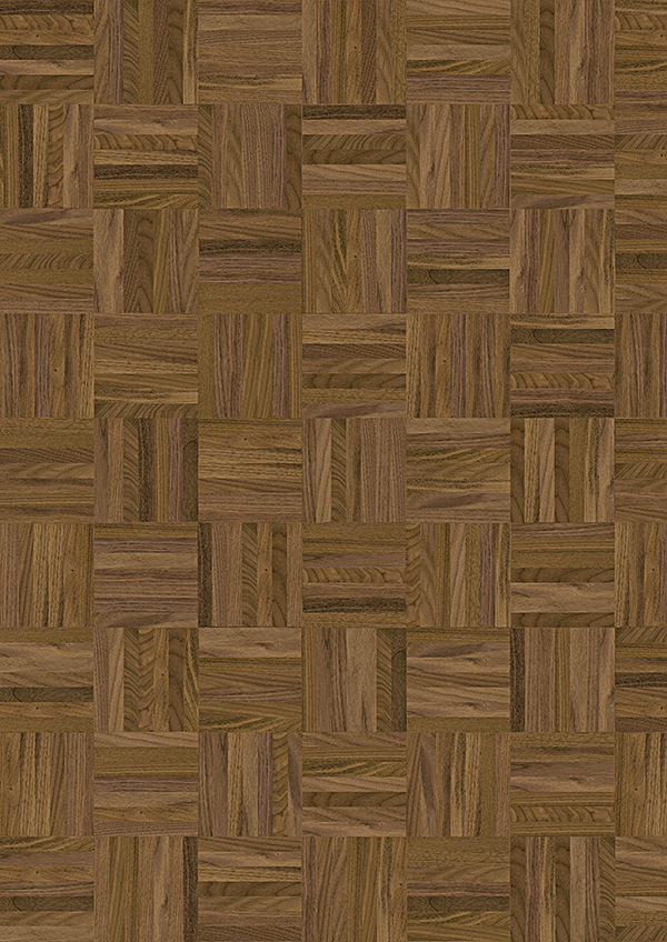 Square pattern in Black Cherry | Patterned Parquet